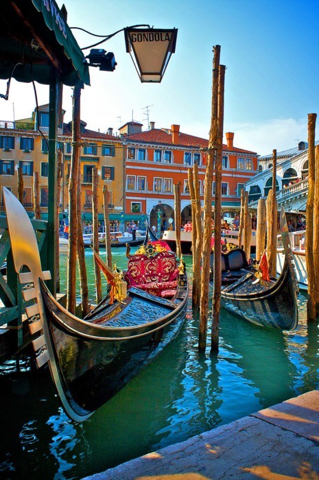Gondola Stand, Venice, Italy