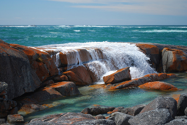 The Bay of Fires is a bay on the northeastern coast of Tasmania in Australia. The bay was given its name in 1773 by Captain Tobias Furneaux, who saw the fires of...