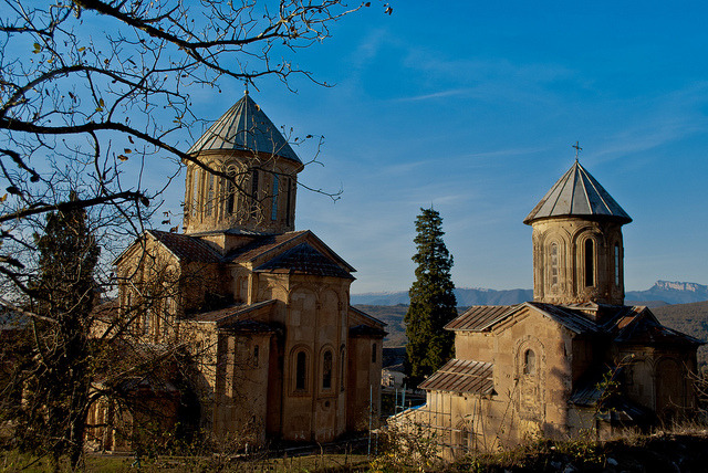 by Mia306 on Flickr.The Monastery of Gelati is a monastic complex near Kutaisi, Imereti, western Georgia. In Gelati is buried one of the greatest Georgian kings, David the Builder and in 1994, Gelati...