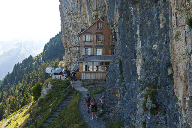 by ettoreferranti on Flickr.Perfect location for a guesthouse on Appenzell Alps region of Switzerland.