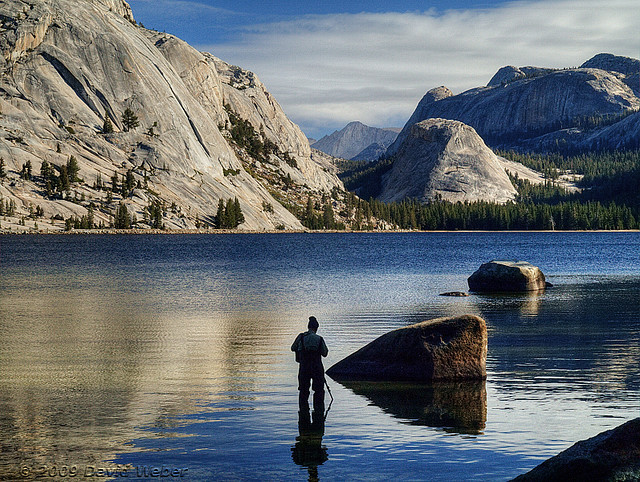 by DM Weber on Flickr.Tenaya Lake in Yosemite National Park, California, USA.