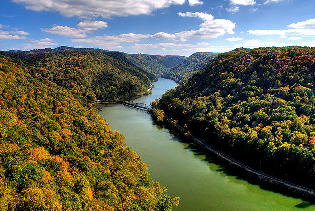 by timberwolf1212 on Flickr.View of New River Gorge in West Virginia, USA.
