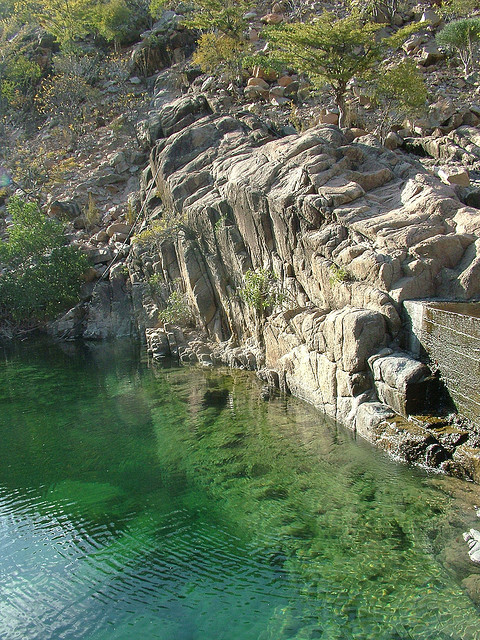 Natural swimming pools at Wadi Ayafth - Soqotra Island, Yemen
