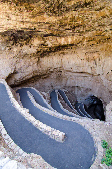 Carlsbad Caverns Entrance in New Mexico, USA