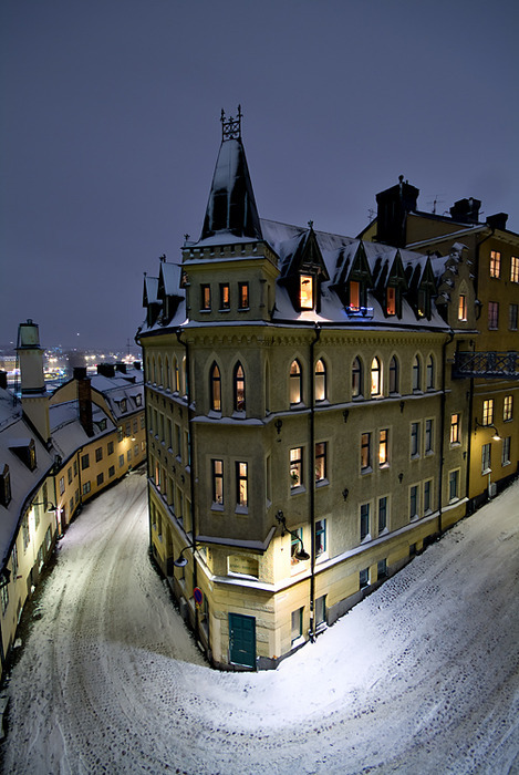Winters Night, Stockholm, Sweden