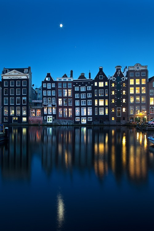 Moonrise, Amsterdam, The Netherlands