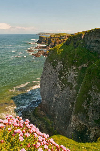 North Antrim coast near Dunluce Castle, Northern Ireland