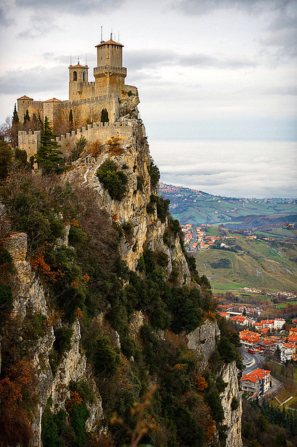 Guaita fortress on Monte Titano, San Marino