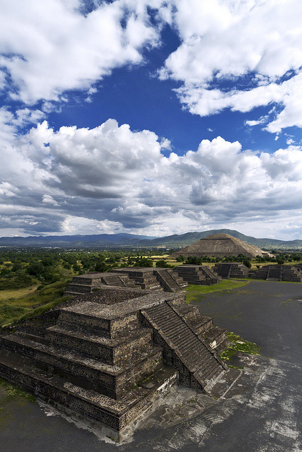 The impressive pre-columbian pyramids of Teotihuacan in central Mexico