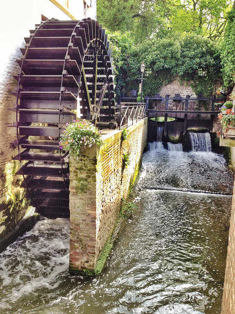 Watermill in Maastricht, Netherlands